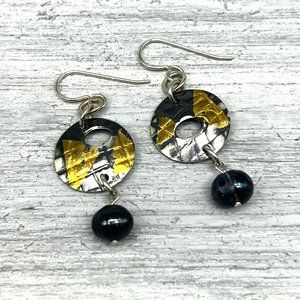 106. Estate Find! Designer Kenneth Cole Sterling 925 Dangle Earrings